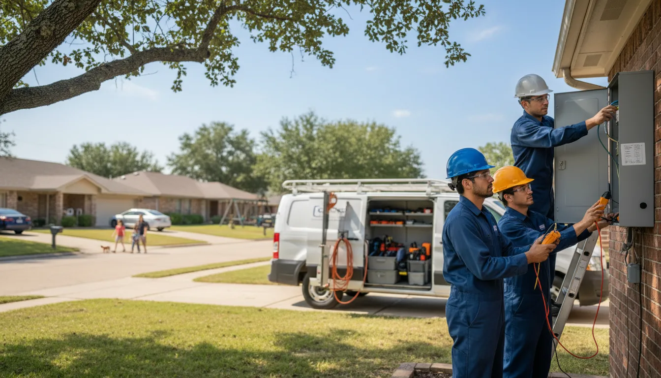 Certified electrician providing emergency electrical services in Gorham, IL